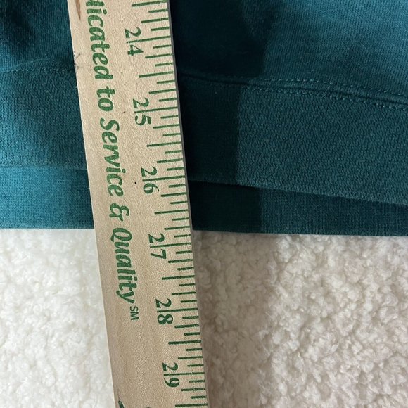 Vintage Cheetah Sweatshirt XL Green Graphic Logo Queen Princess 1990s Made USA - Picture 8 of 8